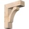 Ekena Millwork Legacy Block Smooth Bracket w/ Offset Brace, Douglas Fir, 7 1/2"W x 24"D x 28"H BKT0806X24X28LEC05SDF - alternate 1